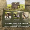 TIMBER RIDGE Green Folding Directors Chair