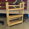 Blonde Space-Efficient Folding Shelf