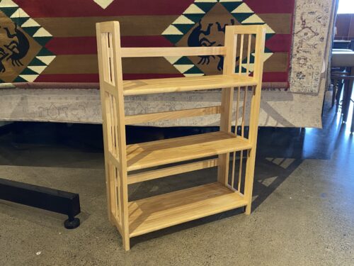 Blonde Space-Efficient Folding Shelf