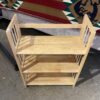 Blonde Space-Efficient Folding Shelf