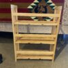 Blonde Space-Efficient Folding Shelf