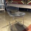 Vaporwave Chrome Metal Dining Chair