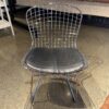 Vaporwave Chrome Metal Dining Chair
