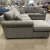 MACY'S MODERN Light Grey Down Feather U Sectional