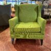 Seahawks Turf Green Wingback Armchair