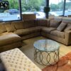 CRATE&BARREL Expansive Plush Brown Sectional
