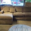CRATE&BARREL Expansive Plush Brown Sectional