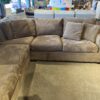 CRATE&BARREL Expansive Plush Brown Sectional