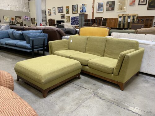 Modern Ceni Style Spring Grass Sofa and Ottoman