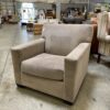 Taupe Square Frame Arm Chair