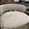 WEST ELM Blush Cream with Gold Frame Lenox Barstool