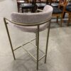 WEST ELM Blush Cream with Gold Frame Lenox Barstool