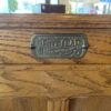 WHITE CLAD Antique Oak Ice Box Style Cabinet