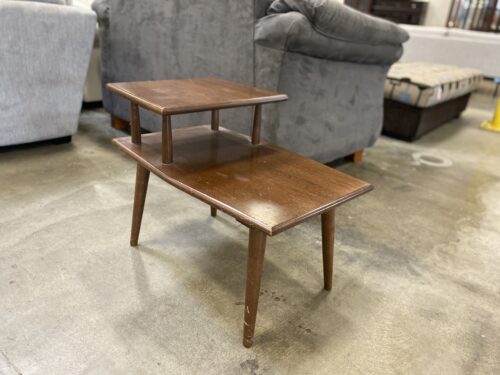 HEYWOOD Westfield Two Tier Wooden Side Table