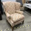 Sherbert Chevron Accent Chair