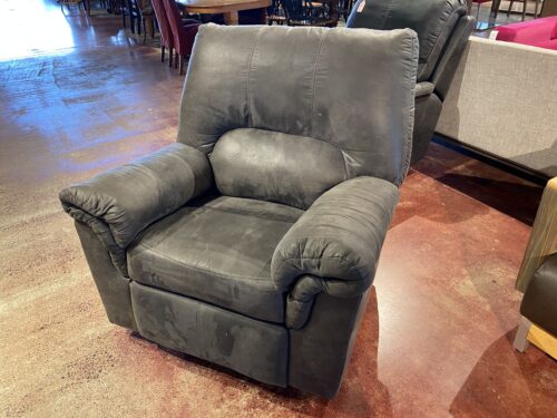 Charcoal Grey Rocking Manual Recliner