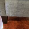 Modern Fabric Wing Chair in Blue