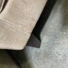 Light Brown Arching Fabric Loveseat