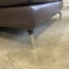 JASON Espresso Faux Leather Sectional