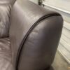 JASON Espresso Faux Leather Sectional