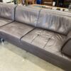 JASON Espresso Faux Leather Sectional