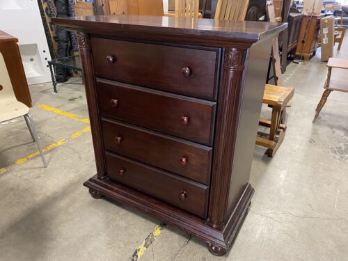BABY CASHE Cherry Wood Tall Dresser