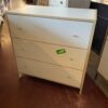 Contemporary White 3-Drawer Dresser