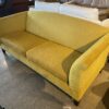 CRATE & BARREL Ochre Twill Upholstered Sofa