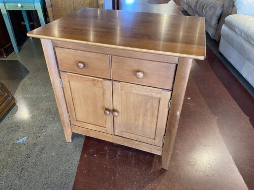 NADEAU Made in Canada Cabinet Nightstand with One Drawer