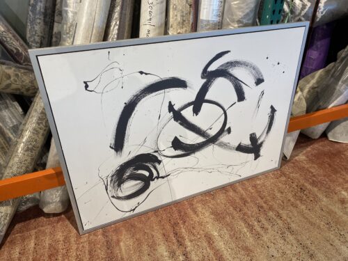 IKEA Vilshult Black and White Art
