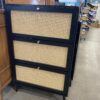 HOMMOO Rattan 3 Compartment Shoe Storage