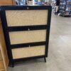 HOMMOO Rattan 3 Compartment Shoe Storage