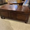 Wooden Trunk with Three Storage Compartments