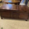 Wooden Trunk with Three Storage Compartments