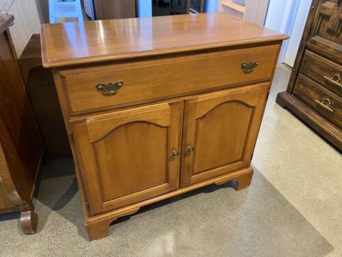 CRAWFORD FURNITURE Wood Cabinet with Single Drawer and Double Doors