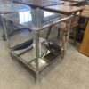 Thaddeus Style Square Metal Side Table