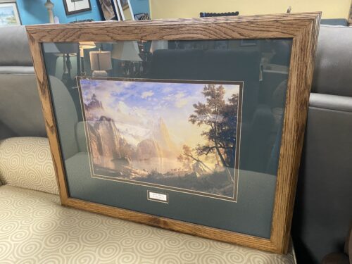 "Mount Whitney" Framed Print by Albert Bierstadt