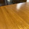 Teak Finished Modern 2 Drawer Desk