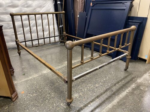 Brass Vintage Solid Metal Full Size Bed Frame