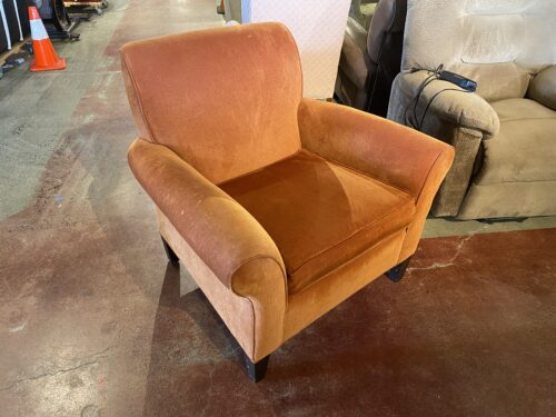 ETHAN ALLEN Burnt Orange Accent Chair