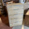 A-AMERICA Whitewashed Five Drawer Tallboy Dresser
