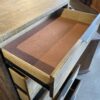 A-AMERICA Whitewashed Five Drawer Tallboy Dresser