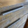 A-AMERICA Whitewashed Five Drawer Tallboy Dresser