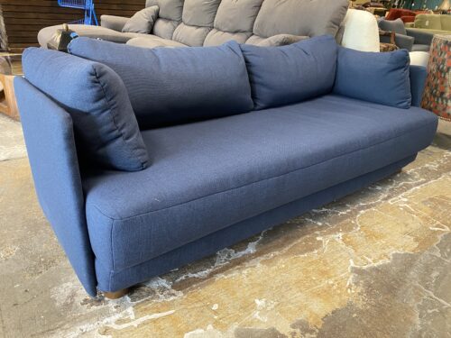 BURROW Dark Blue Queen Size Sofa Bed