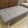 Grey Tufted Modern Futon