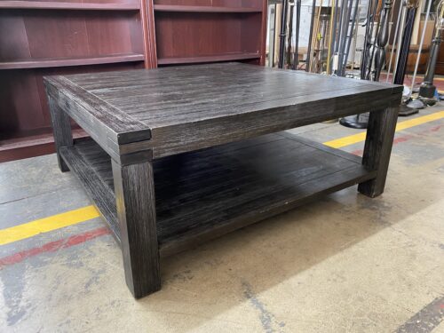 Modern Black Square Coffee Table