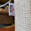 HOMCOM High-Arm Tufted Cream Bench