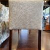 HOMCOM High-Arm Tufted Cream Bench