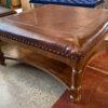 Large Stud Trim Ottoman w/ Pull-Out Tray Sides