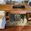 SINGER Vintage Treadle Sewing Table, No Machine